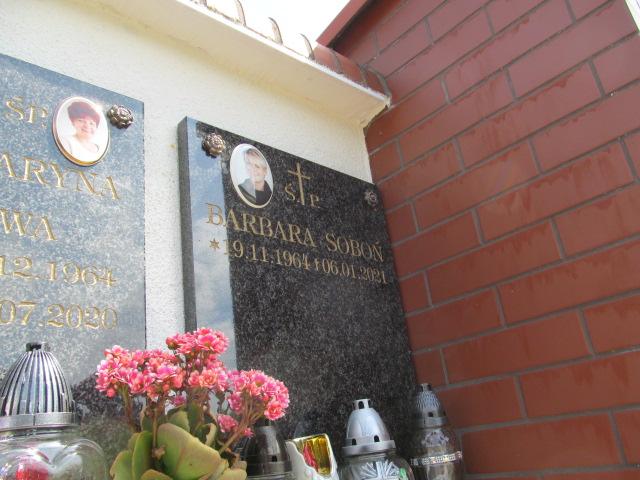 Barbara Soboń 1964 Goleniów - Grobonet - Wyszukiwarka osób pochowanych