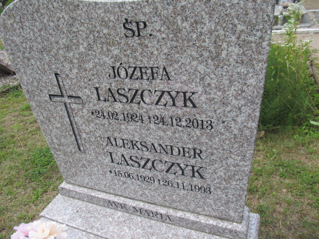 Józefa Laszczyk 1924 Goleniów - Grobonet - Wyszukiwarka osób pochowanych