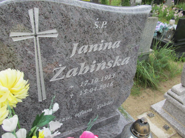 Wiesław Stanisław Żabiński 1946 Goleniów - Grobonet - Wyszukiwarka osób pochowanych