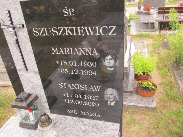 Stanisław Szuszkiewicz 1927 Goleniów - Grobonet - Wyszukiwarka osób pochowanych