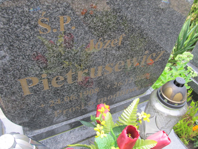 Józef Pietrusewicz 1908 Goleniów - Grobonet - Wyszukiwarka osób pochowanych