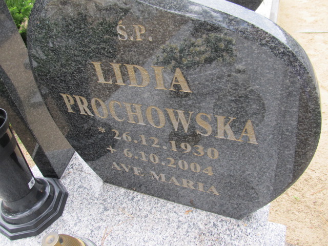 Lidia Prochowska 1930 Goleniów - Grobonet - Wyszukiwarka osób pochowanych