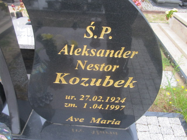Aleksander Kozubek 1924 Goleniów - Grobonet - Wyszukiwarka osób pochowanych