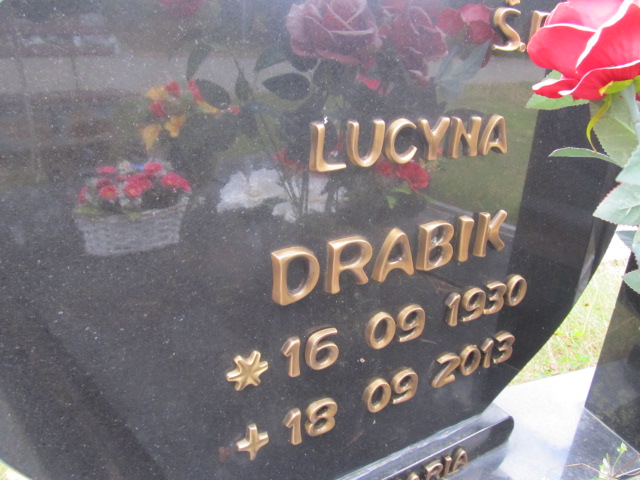 Lucyna Drabik 1930 Goleniów - Grobonet - Wyszukiwarka osób pochowanych