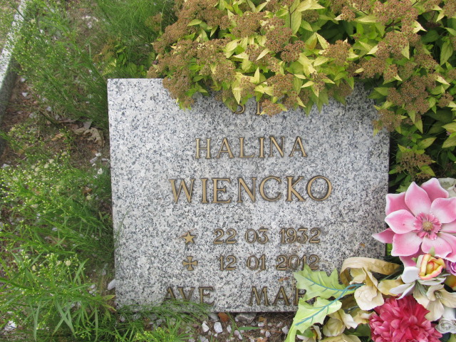 Halina Wiencko 1932 Goleniów - Grobonet - Wyszukiwarka osób pochowanych