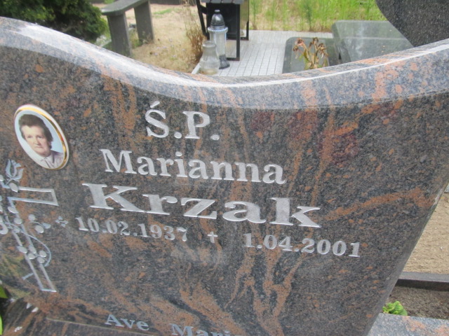 Marianna Krzak-Głowacka 1937 Goleniów - Grobonet - Wyszukiwarka osób pochowanych