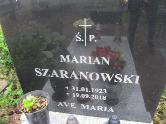 Marian Szaranowski 1923 Goleniów - Grobonet - Wyszukiwarka osób pochowanych