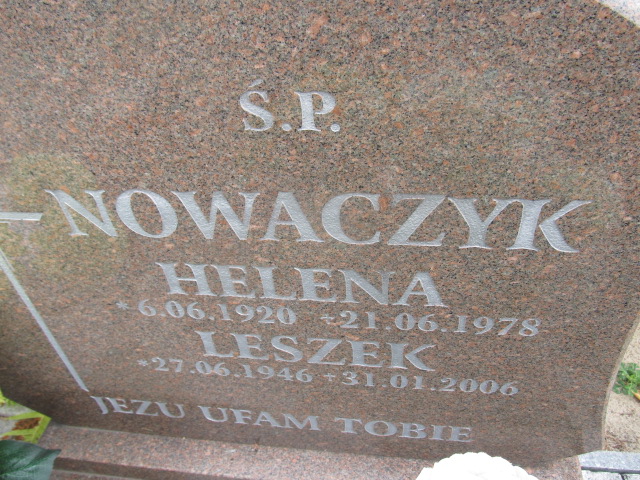 Leszek Nowaczyk 1946 Goleniów - Grobonet - Wyszukiwarka osób pochowanych