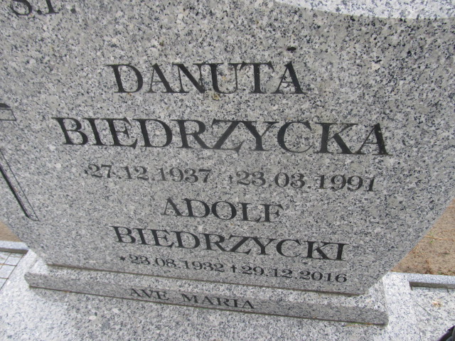 Danuta Biedrzycka 1937 Goleniów - Grobonet - Wyszukiwarka osób pochowanych