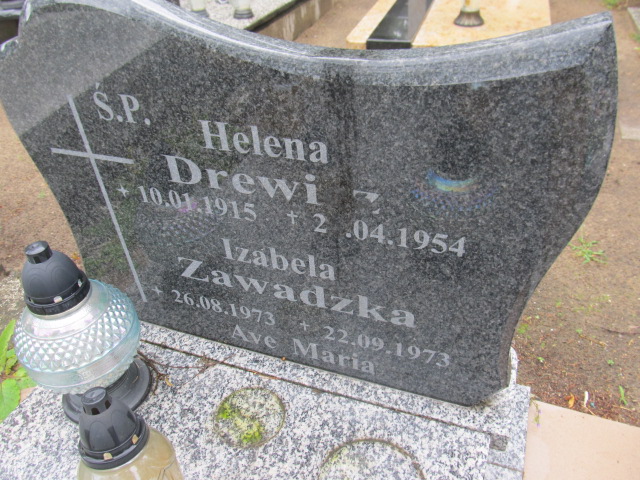 Helena Drewicz 1915 Goleniów - Grobonet - Wyszukiwarka osób pochowanych