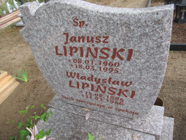 Janusz Lipiński 1960 Goleniów - Grobonet - Wyszukiwarka osób pochowanych