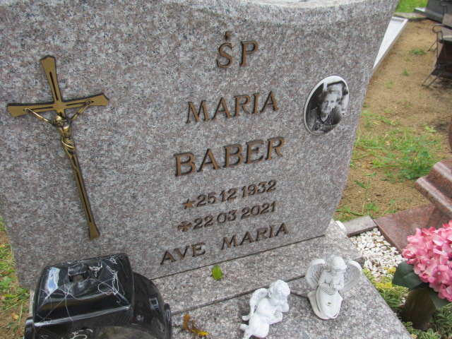 Maria Baber 1932 Goleniów - Grobonet - Wyszukiwarka osób pochowanych