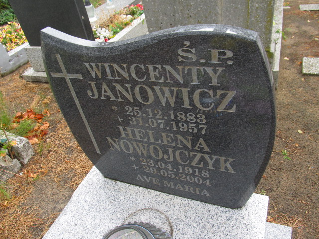 Wincenty Janowicz 1883 Goleniów - Grobonet - Wyszukiwarka osób pochowanych