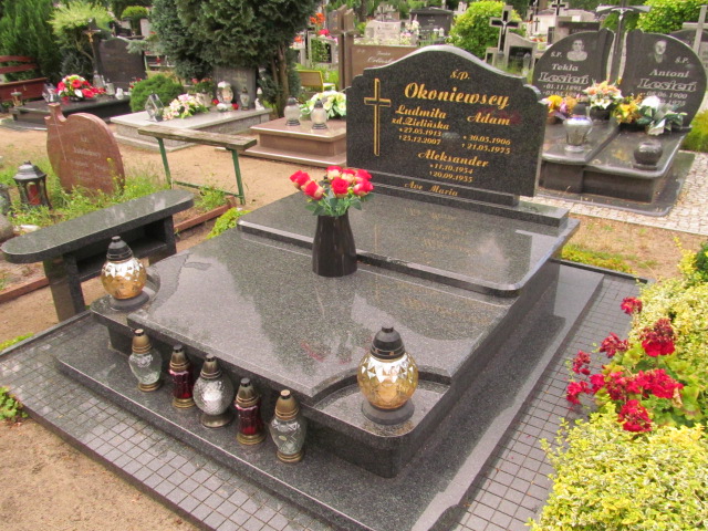 Ludmiła Okoniewska 1913 Goleniów - Grobonet - Wyszukiwarka osób pochowanych