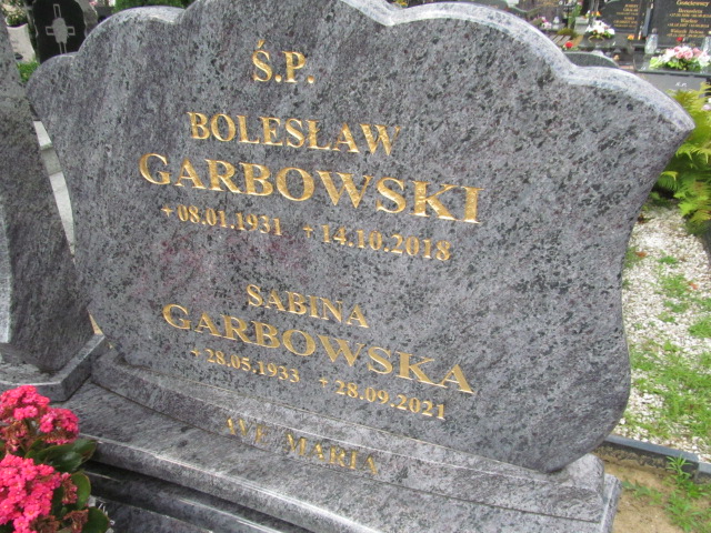 Bolesław Garbowski 1931 Goleniów - Grobonet - Wyszukiwarka osób pochowanych