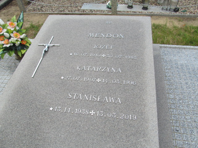 Katarzyna Mendoń 1907 Goleniów - Grobonet - Wyszukiwarka osób pochowanych