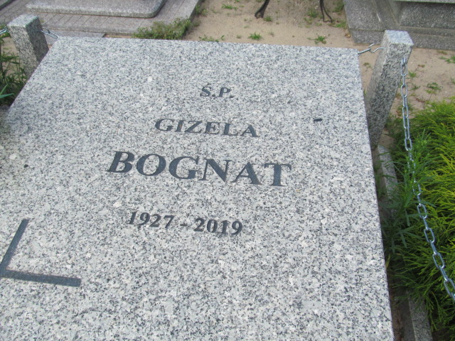 Gizela Bognat 1927 Goleniów - Grobonet - Wyszukiwarka osób pochowanych