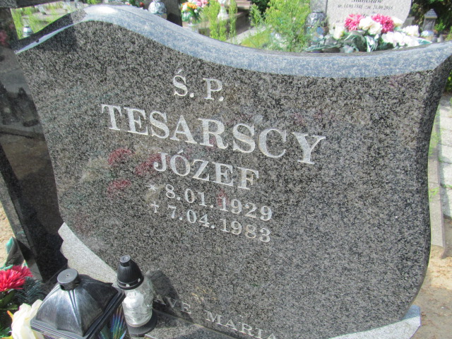Józef Tesarski 1929 Goleniów - Grobonet - Wyszukiwarka osób pochowanych