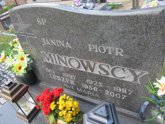 Piotr Minowski 1925 Goleniów - Grobonet - Wyszukiwarka osób pochowanych