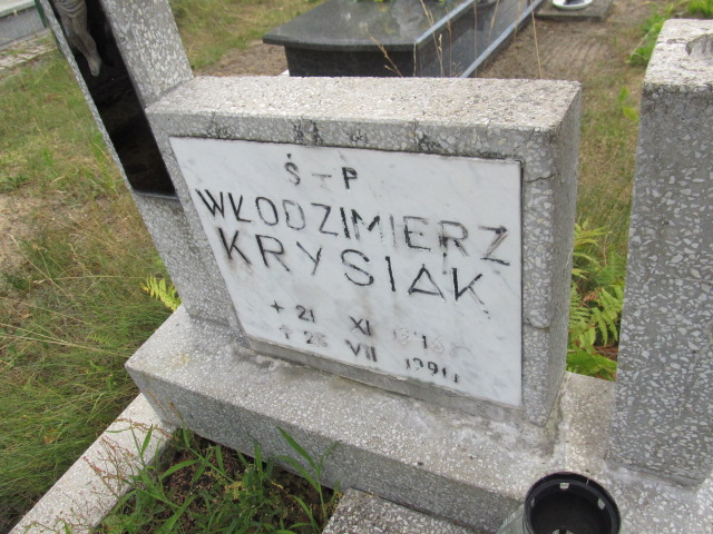 Włodzimierz Krysiak 1946 Goleniów - Grobonet - Wyszukiwarka osób pochowanych