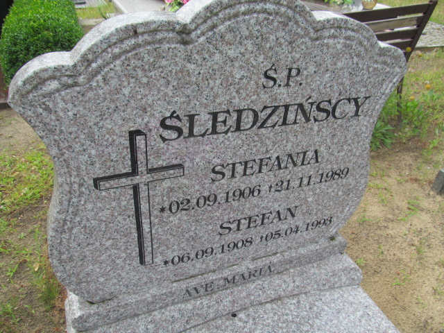 Stefania Śledzińska 1906 Goleniów - Grobonet - Wyszukiwarka osób pochowanych