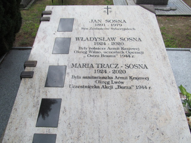 Maria Tracz-Sosna 1924 Goleniów - Grobonet - Wyszukiwarka osób pochowanych