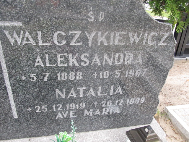 Natalia Walczykiewicz 1919 Goleniów - Grobonet - Wyszukiwarka osób pochowanych