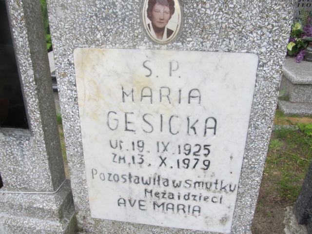 Maria Gęsicka 1925 Goleniów - Grobonet - Wyszukiwarka osób pochowanych