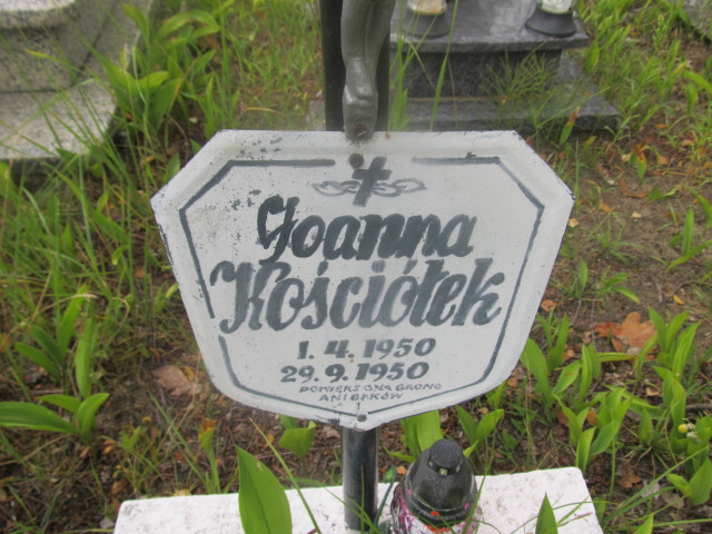Joanna Kościółek-dziecko 1950 Goleniów - Grobonet - Wyszukiwarka osób pochowanych