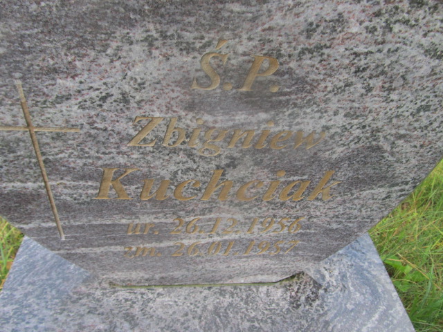 Zbigniew Kuchciak-dziecko 1956 Goleniów - Grobonet - Wyszukiwarka osób pochowanych