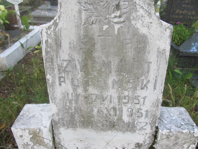 Zygmunt Potomski-dziecko 1951 Goleniów - Grobonet - Wyszukiwarka osób pochowanych