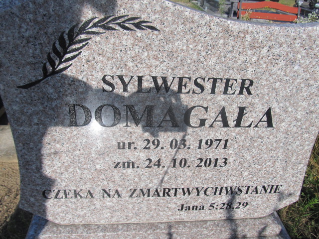 Sylwester Domagała 1971 Goleniów - Grobonet - Wyszukiwarka osób pochowanych