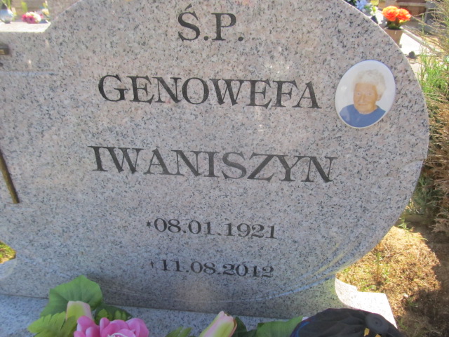 Genowefa Iwaniszyn 1921 Goleniów - Grobonet - Wyszukiwarka osób pochowanych