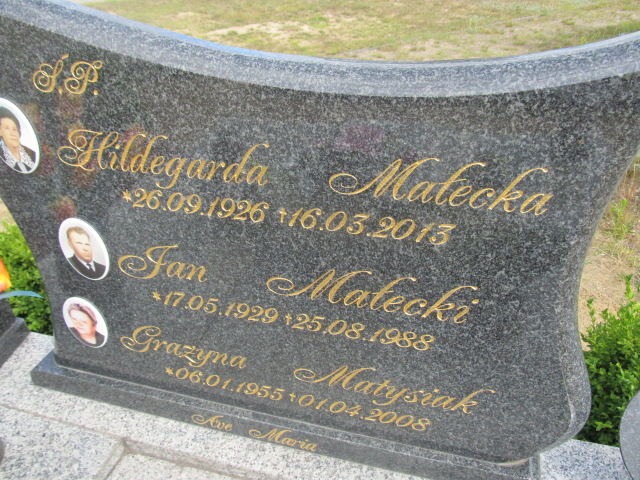 Grażyna Matysiak 1955 Goleniów - Grobonet - Wyszukiwarka osób pochowanych