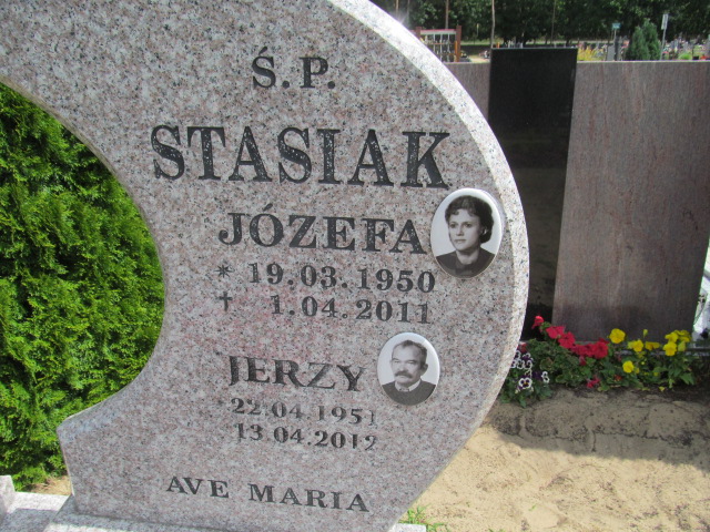 Józefa Stasiak 1950 Goleniów - Grobonet - Wyszukiwarka osób pochowanych