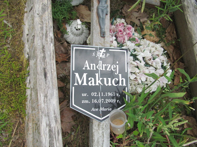 Andrzej Makuch 1961 Goleniów - Grobonet - Wyszukiwarka osób pochowanych