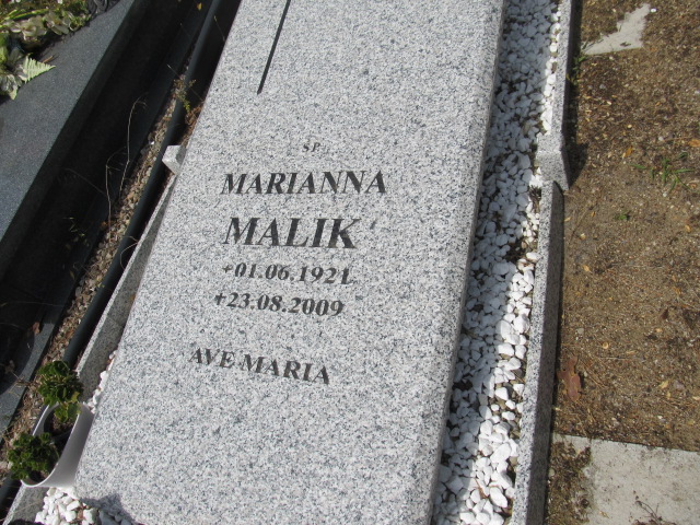 Marianna Malik 1921 Goleniów - Grobonet - Wyszukiwarka osób pochowanych