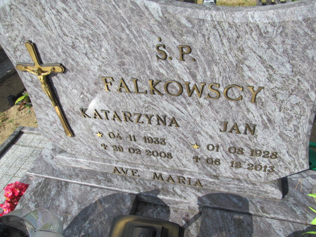 Katarzyna Falkowska 1933 Goleniów - Grobonet - Wyszukiwarka osób pochowanych