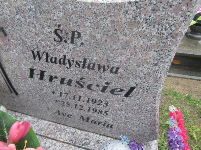 Władysława Hruściel 1923 Goleniów - Grobonet - Wyszukiwarka osób pochowanych