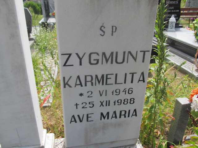 Zygmunt Karmelita 1946 Goleniów - Grobonet - Wyszukiwarka osób pochowanych