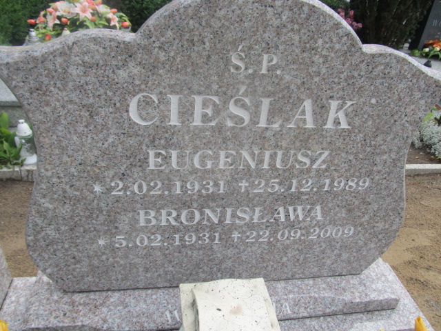 Eugeniusz Cieślak 1931 Goleniów - Grobonet - Wyszukiwarka osób pochowanych