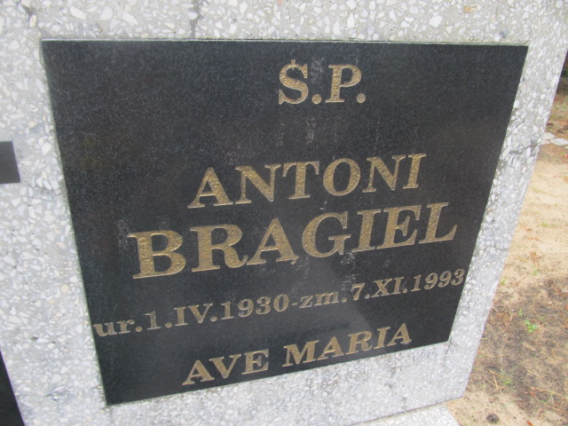 Antoni Brągiel 1930 Goleniów - Grobonet - Wyszukiwarka osób pochowanych