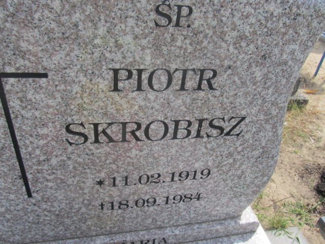 Piotr Skrobisz 1919 Goleniów - Grobonet - Wyszukiwarka osób pochowanych
