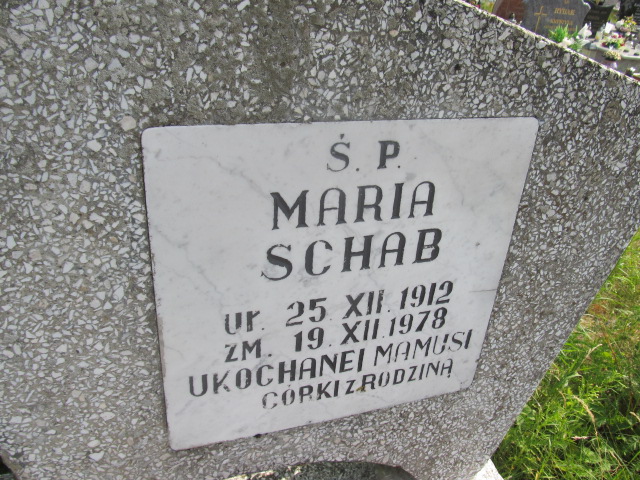 Maria Schab 1912 Goleniów - Grobonet - Wyszukiwarka osób pochowanych