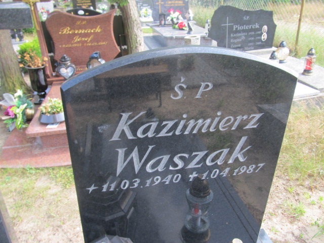 Kazimierz Waszak 1940 Goleniów - Grobonet - Wyszukiwarka osób pochowanych