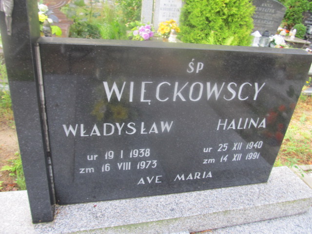 Halina Więckowska 1940 Goleniów - Grobonet - Wyszukiwarka osób pochowanych