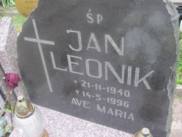 Jan Leonik 1940 Goleniów - Grobonet - Wyszukiwarka osób pochowanych