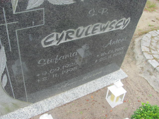 Antoni Cyrulewski 1920 Goleniów - Grobonet - Wyszukiwarka osób pochowanych