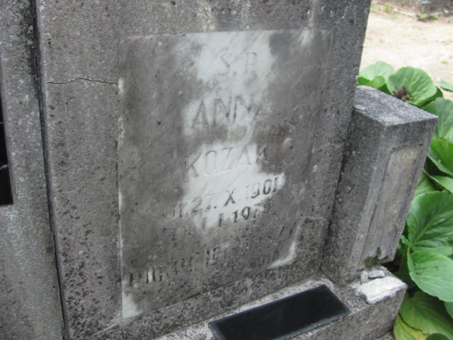 Anna Kozak 1901 Goleniów - Grobonet - Wyszukiwarka osób pochowanych