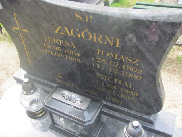 Roman Krzysztof Zagórny 1962 Goleniów - Grobonet - Wyszukiwarka osób pochowanych